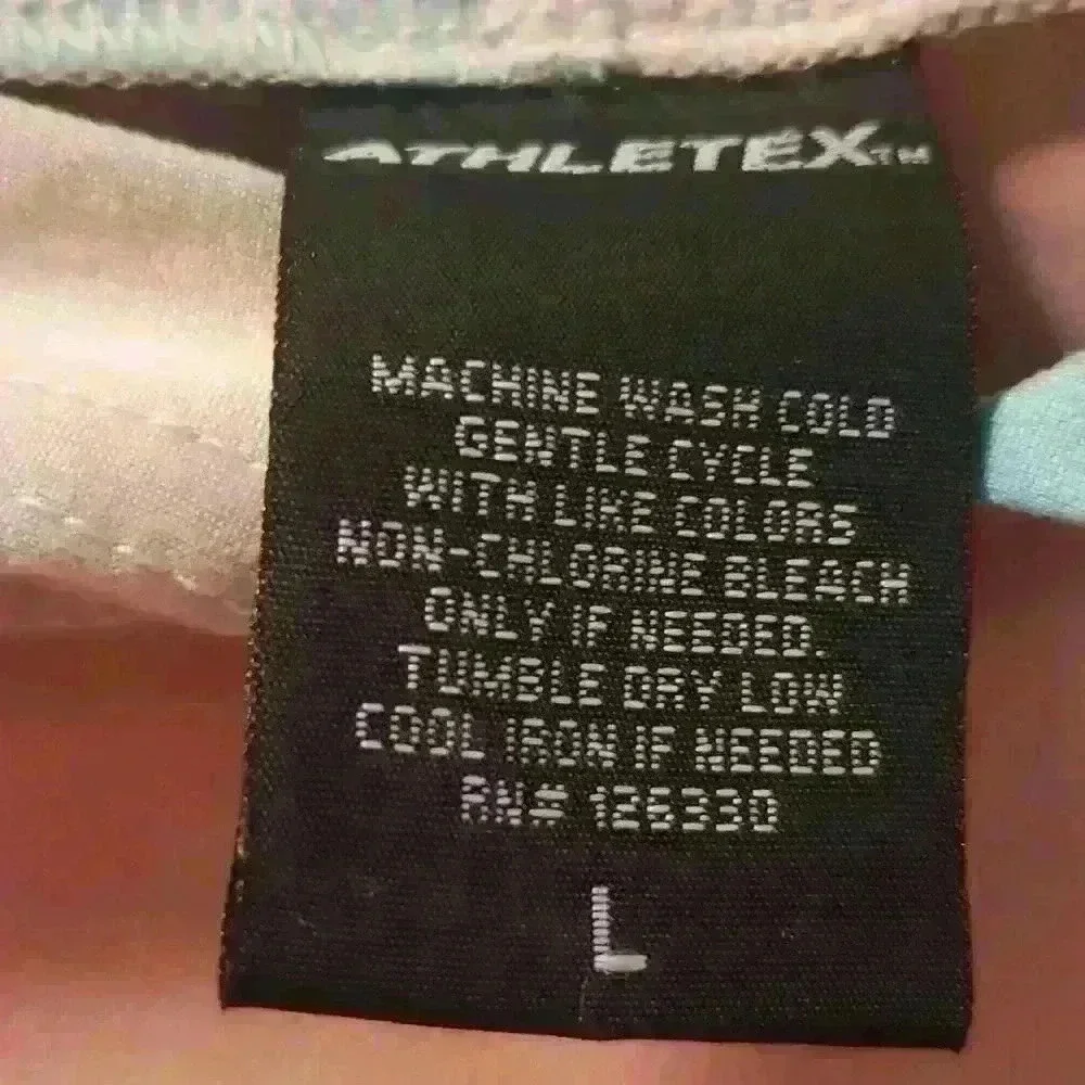 Tie dye women's workout long sleeve top.Sz lg by Athletex. - Picture 3 of 3